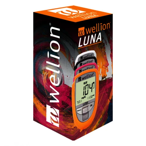 WELLION Luna trio merací systém na meranie glukózy, cholesterolu a kyseliny močovej 1 ks