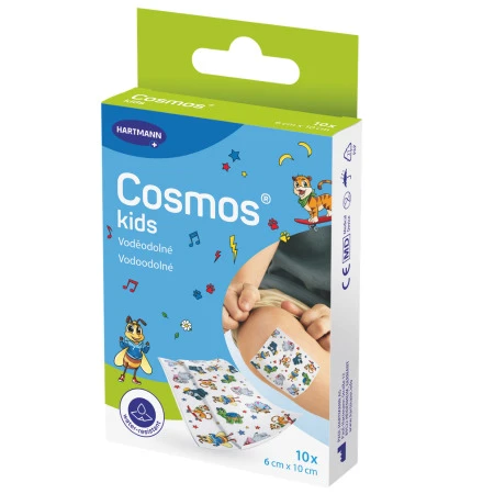 COSMOS Kids vodeodolná detská náplasť na rany 1 x 10 ks