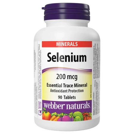 WEBBER NATURALS Selén 200 mcg 90 tabliet