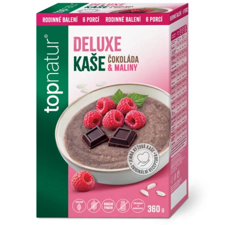 TOPNATUR Deluxe ryžová kaša čokoláda & maliny 360 g