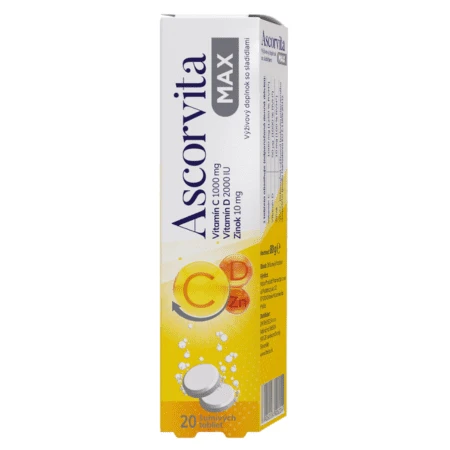 ASCORVITA Max 20 šumivých tabliet