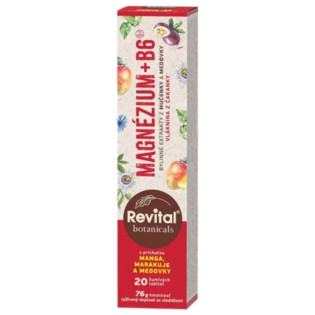 REVITAL Botanicals Magnézium + B6 20 tabliet