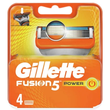 GILLETTE Fusion5 power náhradné holiace hlavice 4 ks