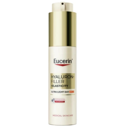 EUCERIN Hyaluron fil.+elasticity denný krém ultra ľahký SPF50 50 ml
