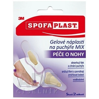 3M SPOFAPLAST č.913N Gélové náplasti na pľuzgiere 5 ks