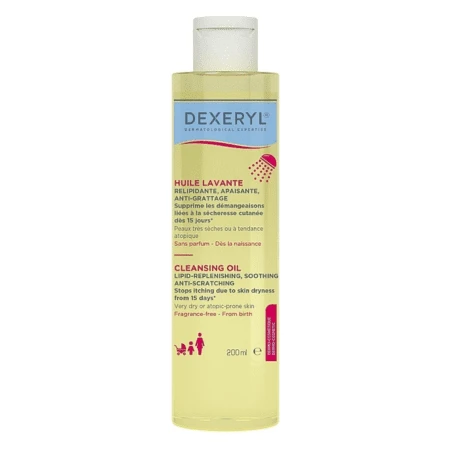 DEXERYL Umývací olej upokojujúci pre veľmi suchú kožu 200 ml