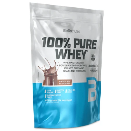 BIOTECHUSA 100% Pure whey proteínový prášok čokoláda 400 g