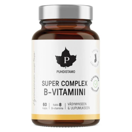 PUHDISTAMO Super vitamín b-complex 60 kapsúl