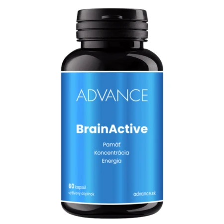 ADVANCE BrainActive pamäť koncentrácia energia 60 kapsúl