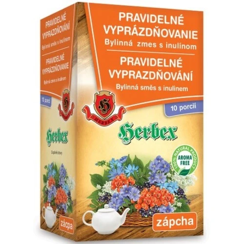 HERBEX Pravidelné vyprázdňovanie 10 x 6g + 10 x 8g