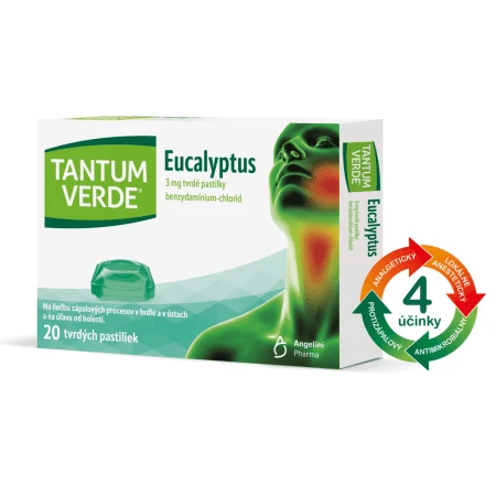 TANTUM VERDE Eucalyptus 20 pastiliek