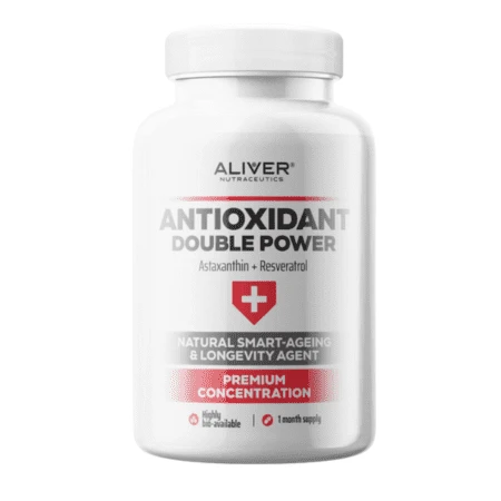 ALIVER Antioxidant double power 60 kapsúl