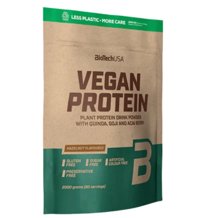 BIOTECHUSA Vegan protein lieskový orech 2000 g