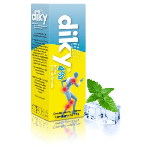 DIKY 4 % Spray gel 25 g