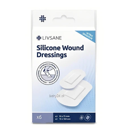 LIVSANE Silikónové náplasti ultra sensitive 6 ks