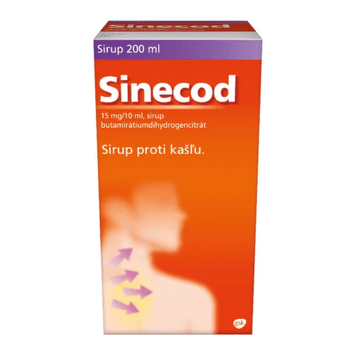SINECOD Sirup proti suchému a dráždivému kašľu 200 ml