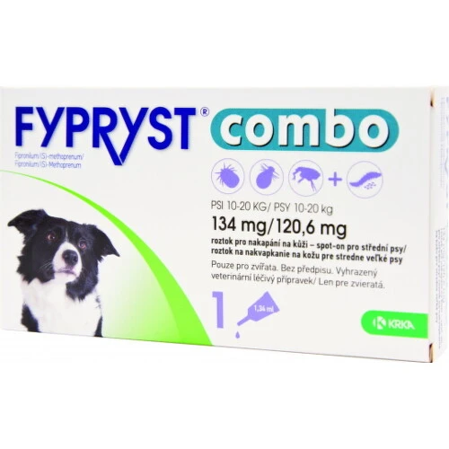 FYPRYST combo 134 mg/120,6 mg psy 10-20 kg 1,34 ml