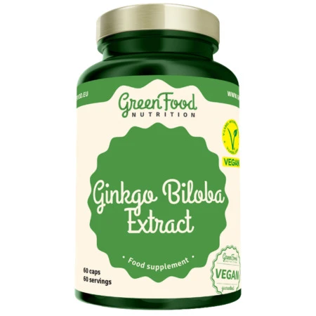 GREENFOOD Ginkgo biloba extract 60 kapsúl