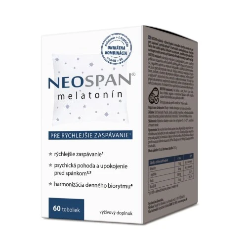 NEOSPAN Melatonín 60 kapsúl