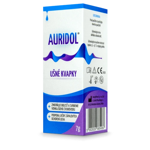 AURIDOL ušné kvapky 7 ml