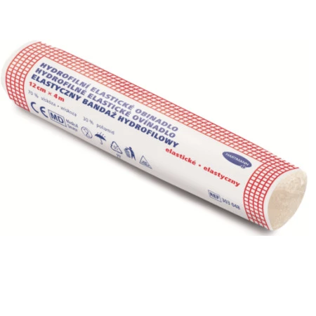 Ovínadlo hydrofilné elastické nesterilné 12 cm x 4 m 1 x 1 ks