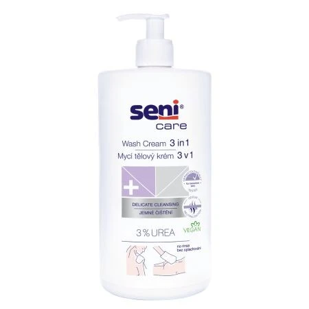 SENI Care umývacia emulzia 3v1 3% urey 1000 ml