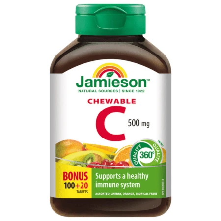 JAMIESON Vitamín C 500 mg mix 120 kapsúl