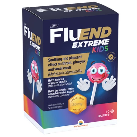SWP Fluend extreme kids lízanky s príchuťou medu 1 x 10 ks