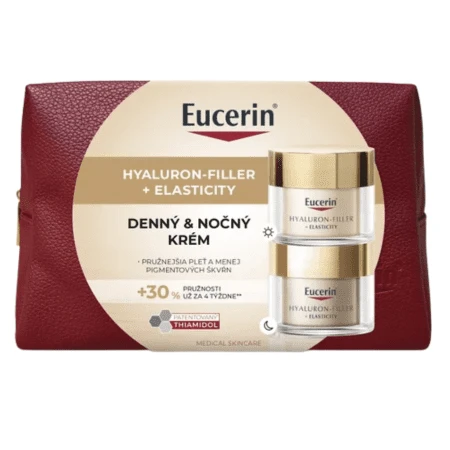 EUCERIN HYALURON-FILLER+ELASTICITY Kazeta denný krém + nočný krém 50 ml 1 x 1 set