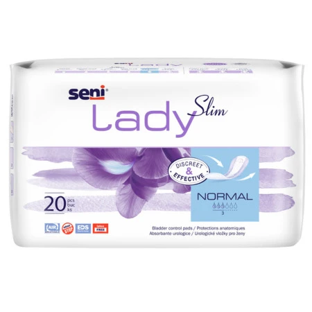 SENI Lady normal urologické vložky pre ženy savosť 340 ml 20 kusov
