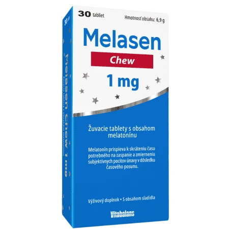 MELASEN Chew žuvacie tablety 30 tabliet