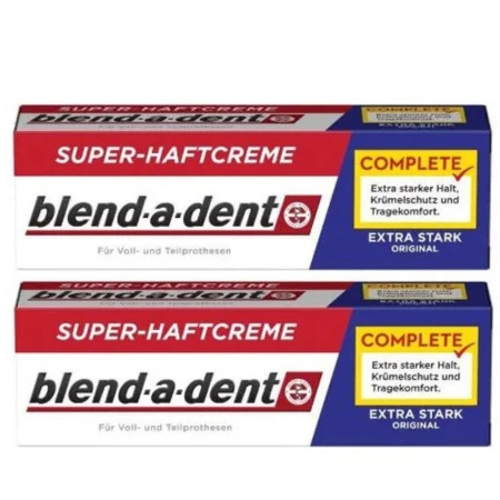 BLEND-A-DENT Complete strong super fixačný dentálny krém duo pack 2 x 47 g
