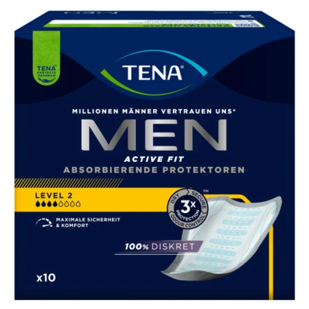 TENA Men level 2 inkontinenčné vložky pre mužov 10 ks
