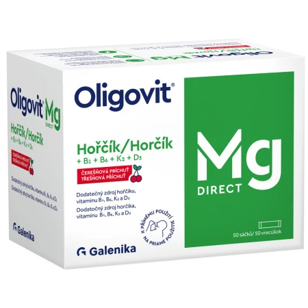 GALENIKA Oligovit Mg direct prášok s čerešňovou príchuťou 50 ks