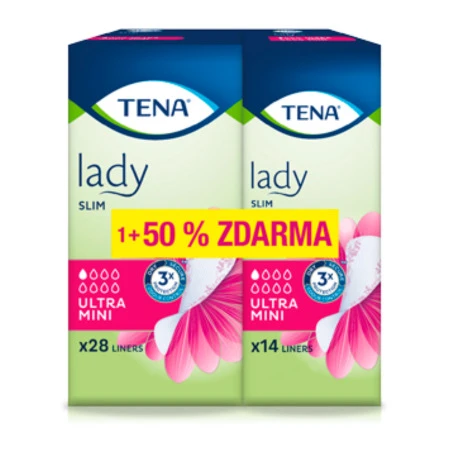 TENA Lady Slim ultra mini 28 + 14 kusov ZADARMO