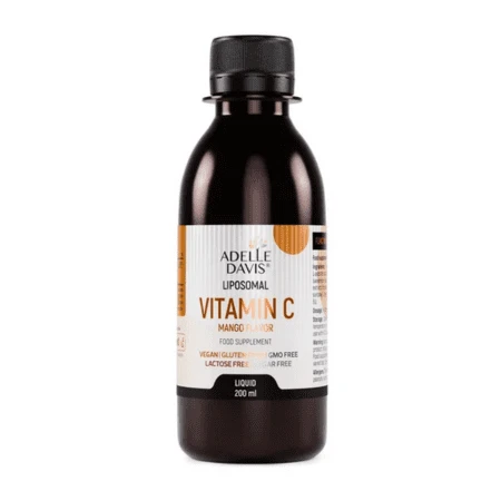 Adelle Davis Lipozomálny vitamín C tekutý príchuť mango 200 ml