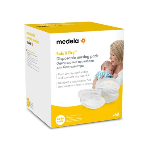 MEDELA Vložky do podprsenky super jednorázové 60 ks