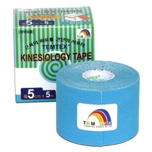 TEMTEX Kinesiology tape modrá 5 cm x 5 m 1 kus