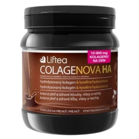 LIFTEA COLAGENOVA HA prášok na prípravu nápoja, čokoládová príchuť 420 g