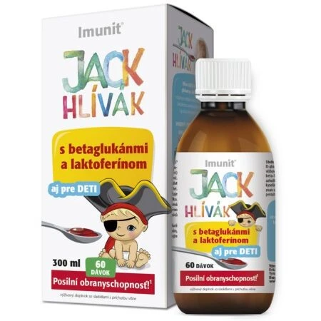 JACK HLIVAK Sirup s betaglukánmi a laktoferínom 300 ml