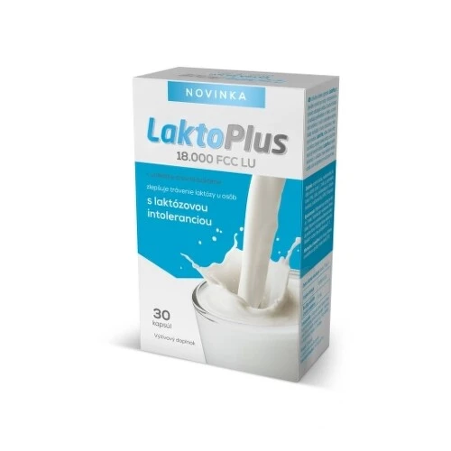 SALUTEM Pharma laktoplus 18.000 FCC LU 30 kapsúl