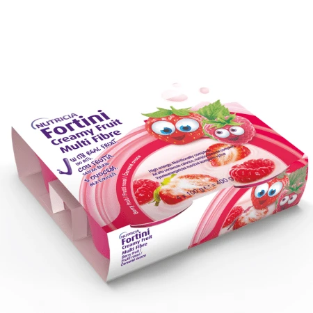 FORTINI Creamy fruit multi fibre príchuť červené ovocie inov.2025 4 x 100 g