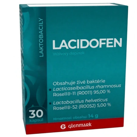 GLENMARK Lacidofen 30 kapsúl
