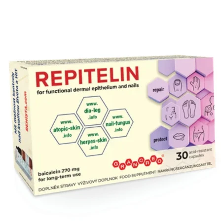 REPITELIN doplnok na podporu zdravej pokožky 30 kapsúl