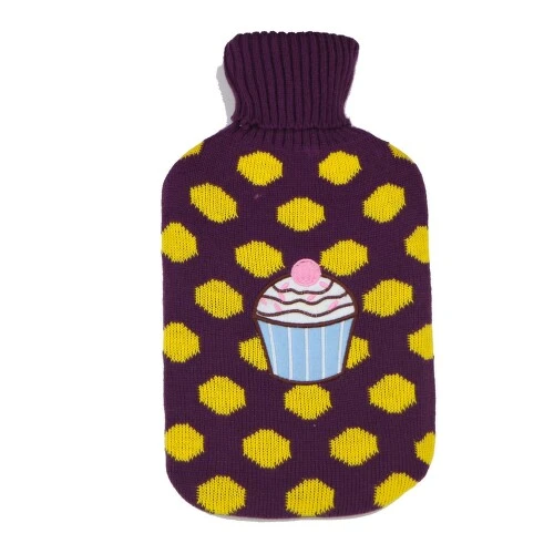 DEPAN Termofor ohrievacia fľaša s pleteným obalom muffin 1 ks