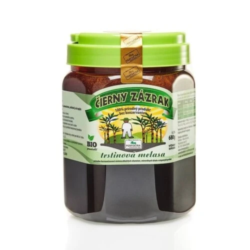 ČIERNY ZÁZRAK trstinová melasa BIO 680 g