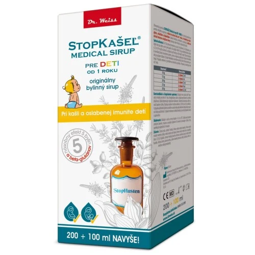 STOPKAŠEĽ Medical sirup od 1 roku 300 ml