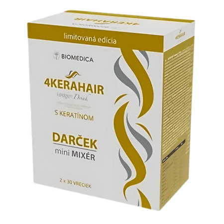 BIOMEDICA 4Kerahair kolagen drink + darček set