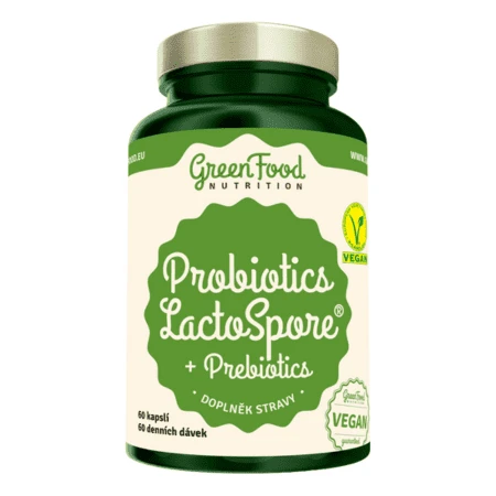GREENFOOD LactoSpore probiotiká 60 kapsúl