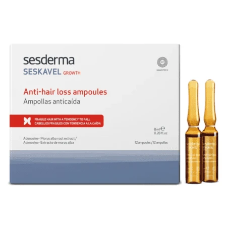 SESDERMA Seskavel ampulky proti vypadávaniu vlasov 12 x 8 ml
